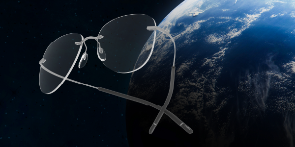 Silhouette eyewear in space